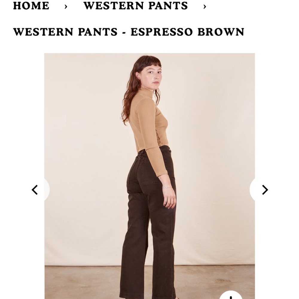 Big bud press western pants in espresso brown - Picture 3 of 7